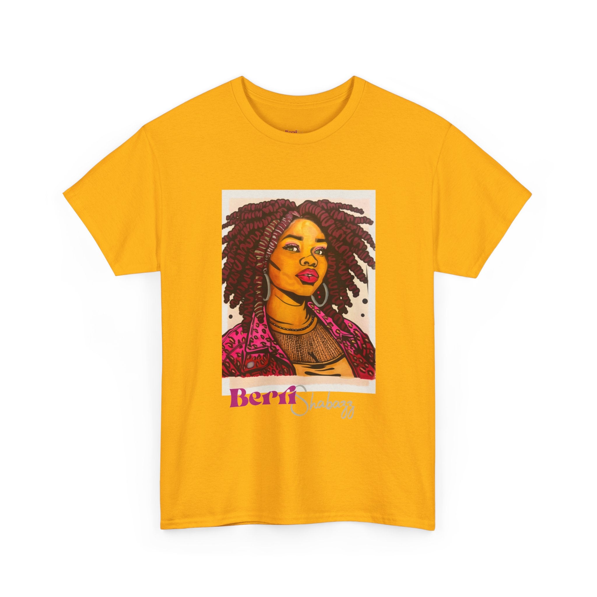 Black Girl with Dreads Graphic Tee — Berri Shabazz Art