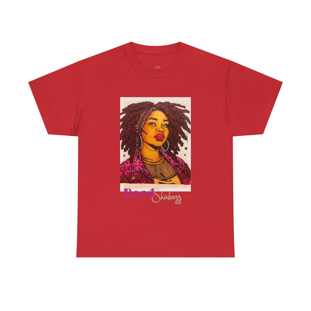 Black Girl with Dreads Graphic Tee — Berri Shabazz Art