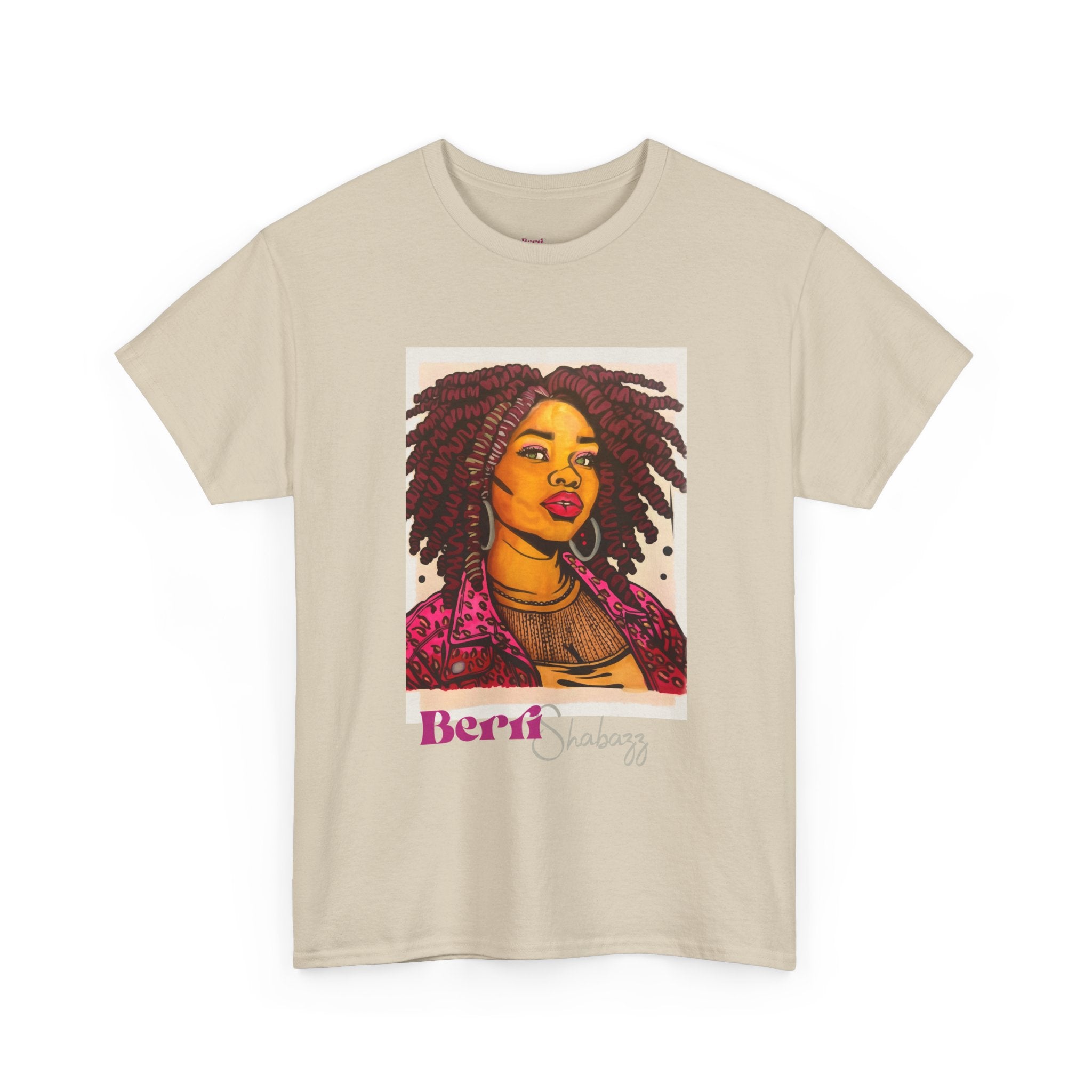 Black Girl with Dreads Graphic Tee — Berri Shabazz Art