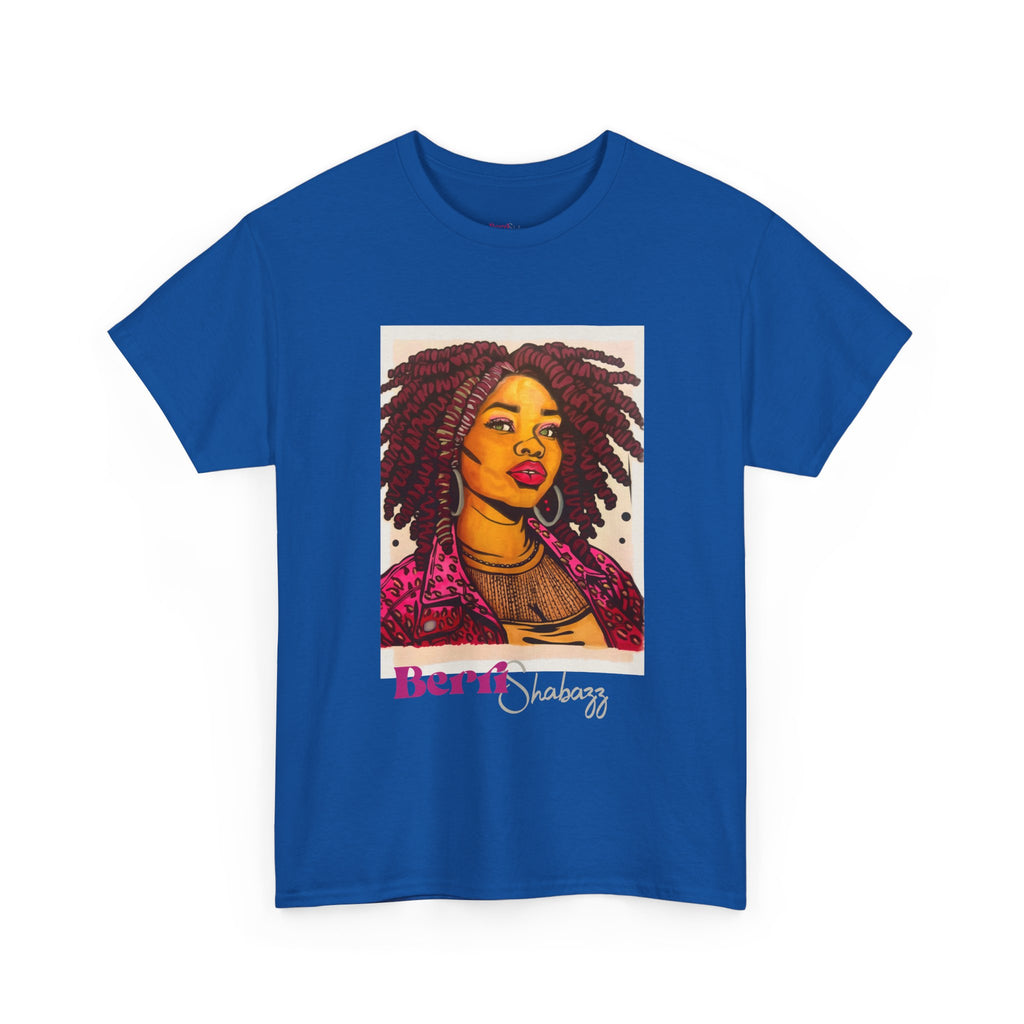 Black Girl with Dreads Graphic Tee — Berri Shabazz Art