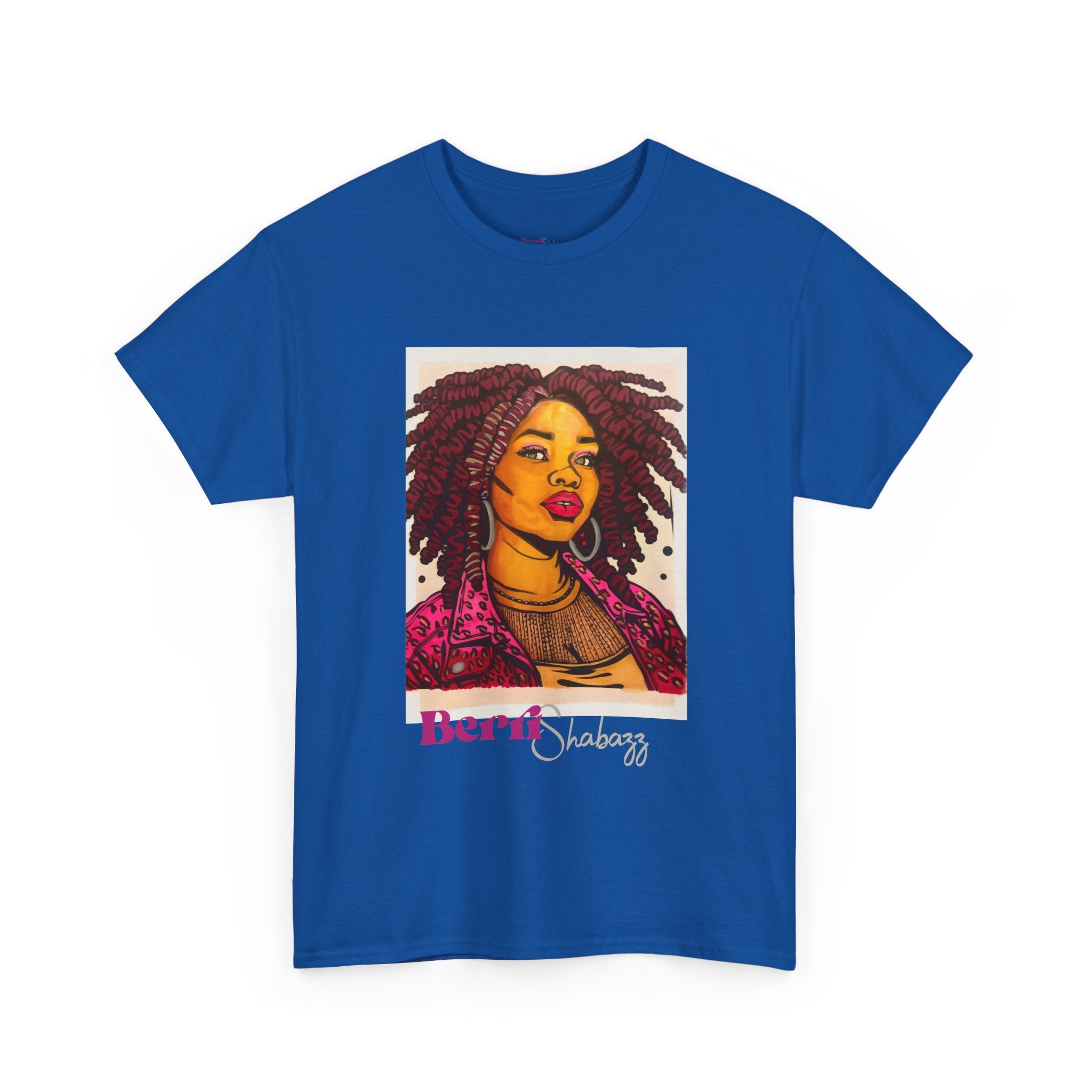 Black Girl with Dreads Graphic Tee — Berri Shabazz Art