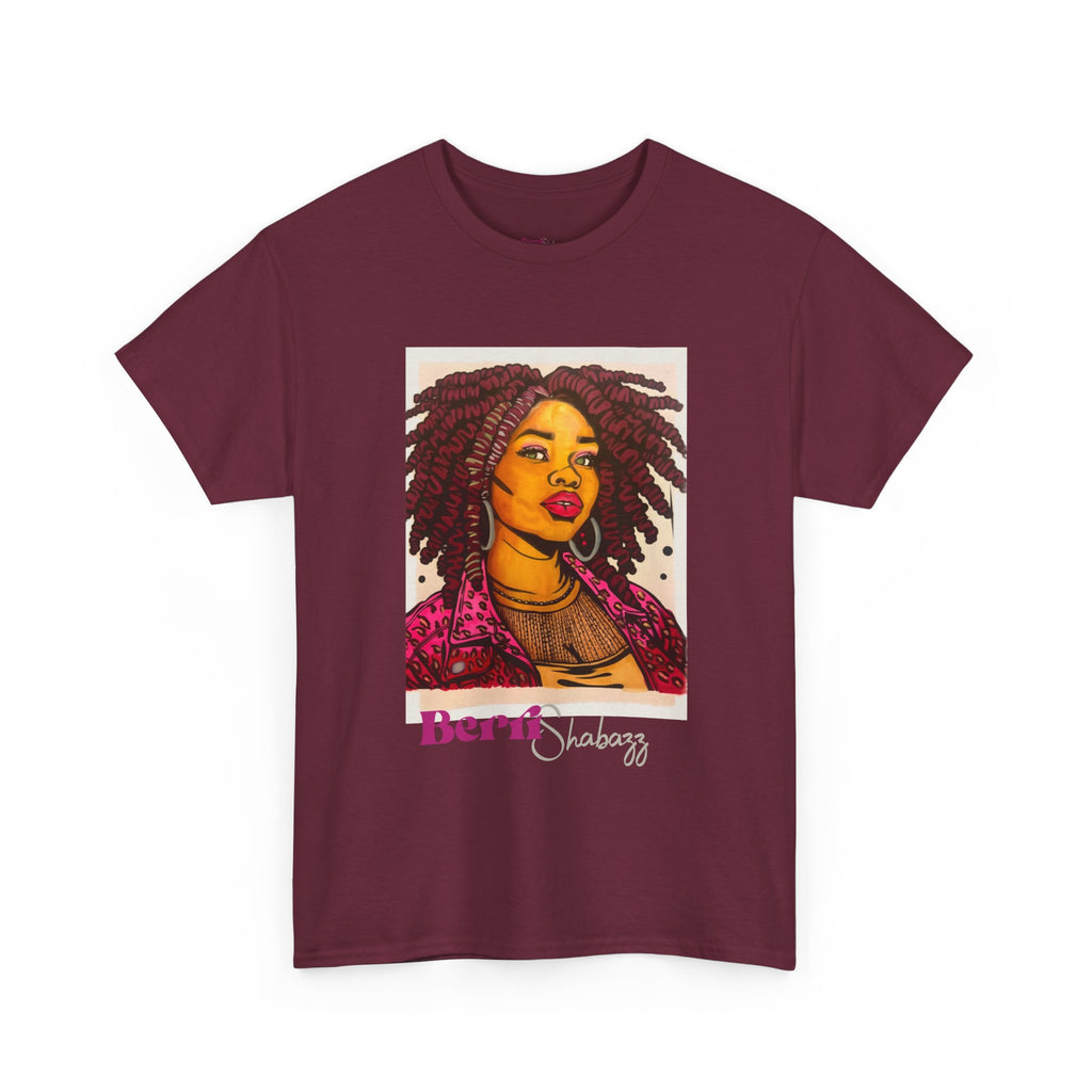 Black Girl with Dreads Graphic Tee — Berri Shabazz Art
