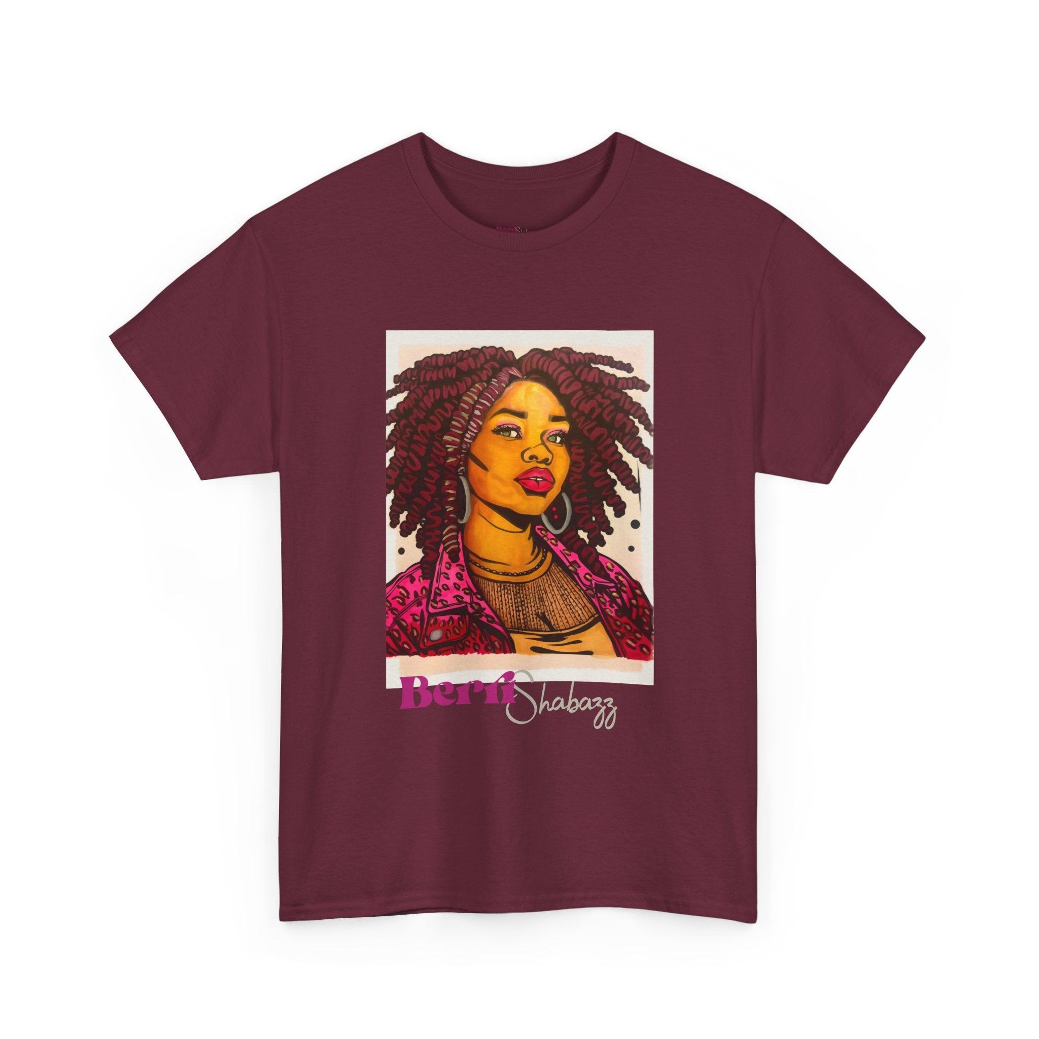 Black Girl with Dreads Graphic Tee — Berri Shabazz Art