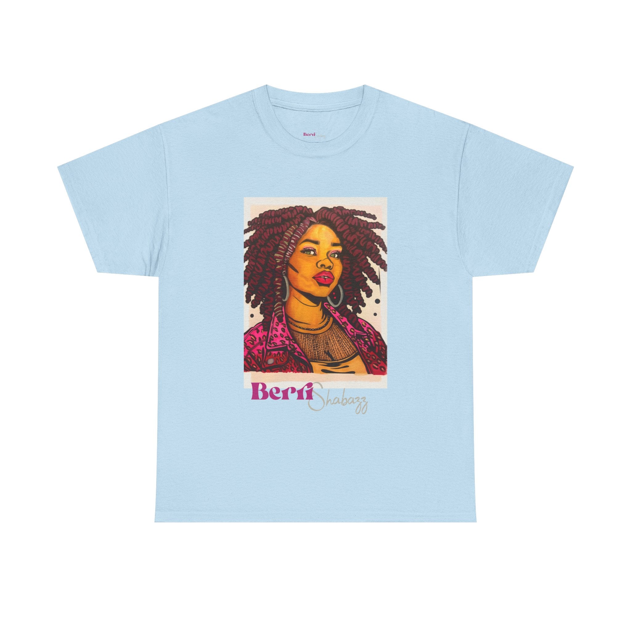 Black Girl with Dreads Graphic Tee — Berri Shabazz Art