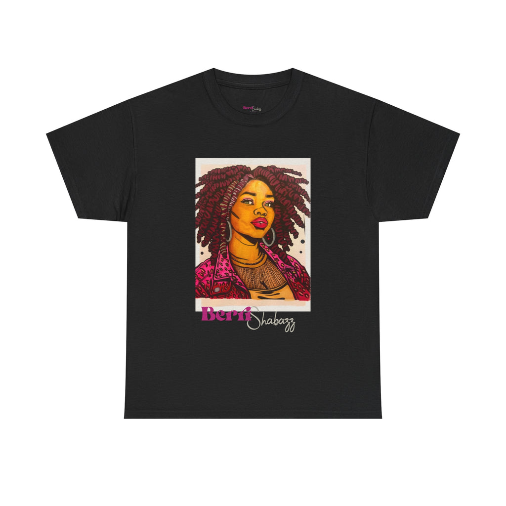 Black Girl with Dreads Graphic Tee — Berri Shabazz Art