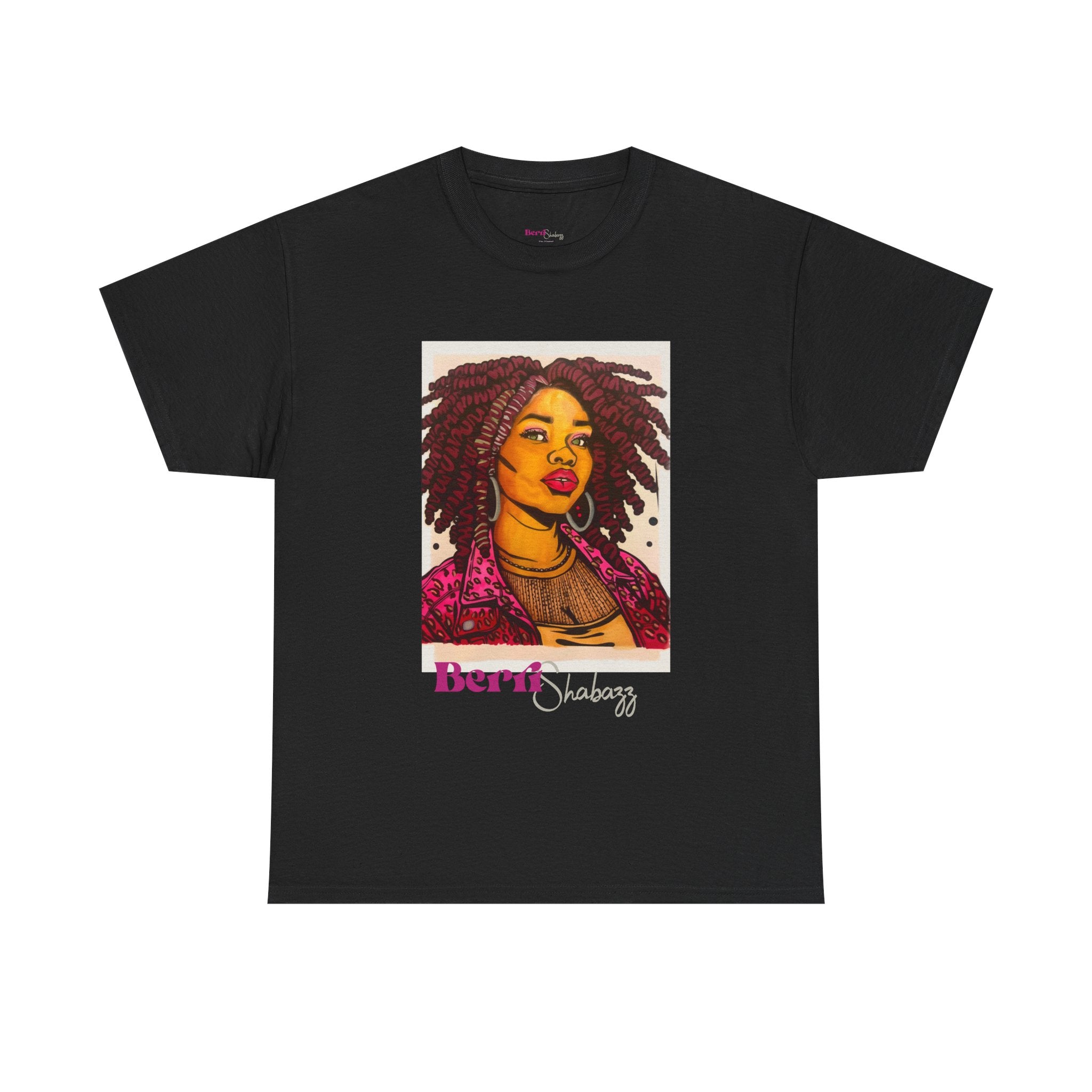 Black Girl with Dreads Graphic Tee — Berri Shabazz Art