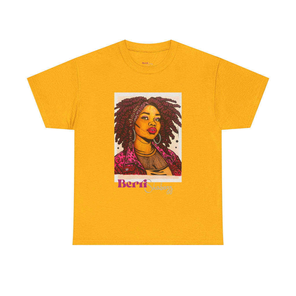 Black Girl with Dreads Graphic Tee — Berri Shabazz Art