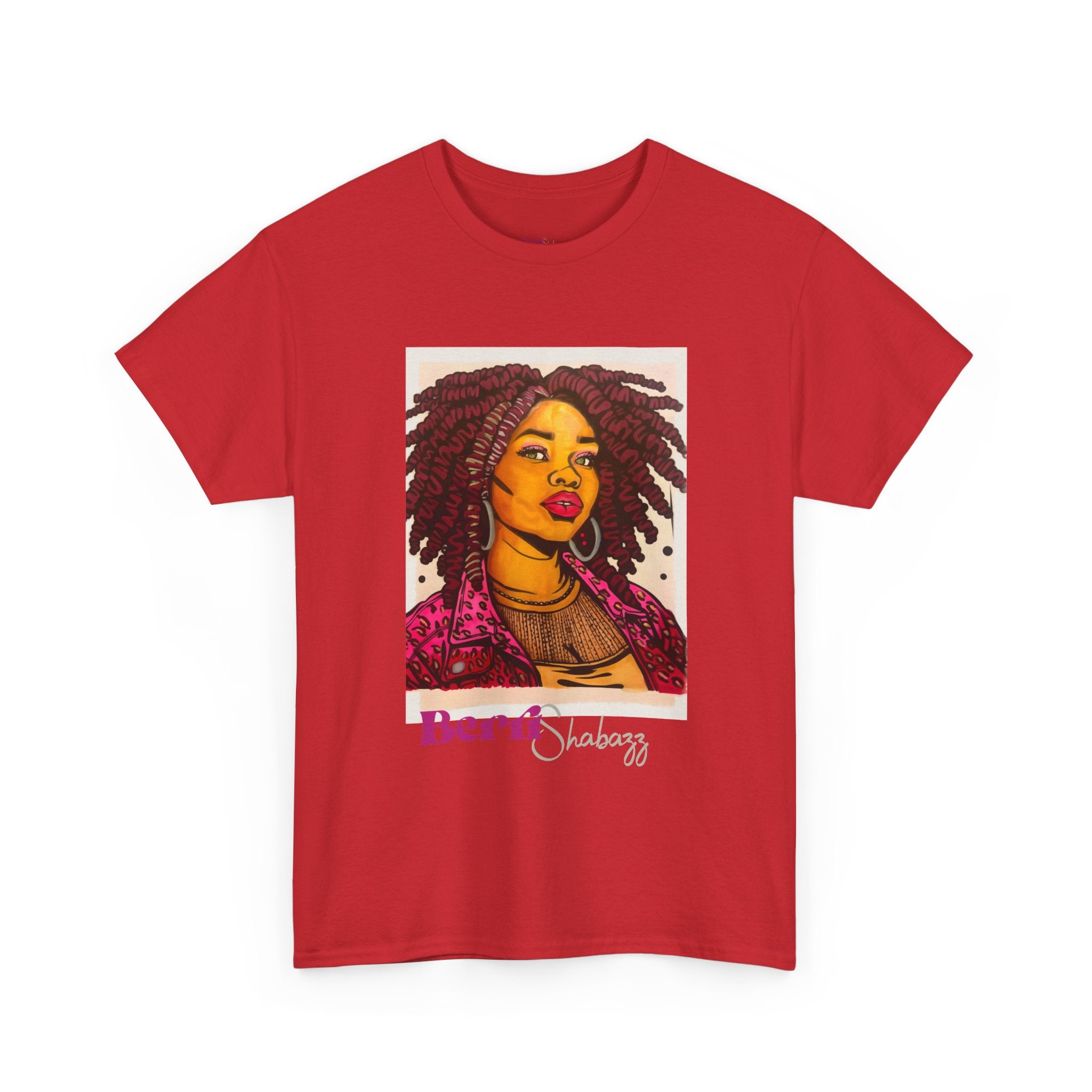 Black Girl with Dreads Graphic Tee — Berri Shabazz Art