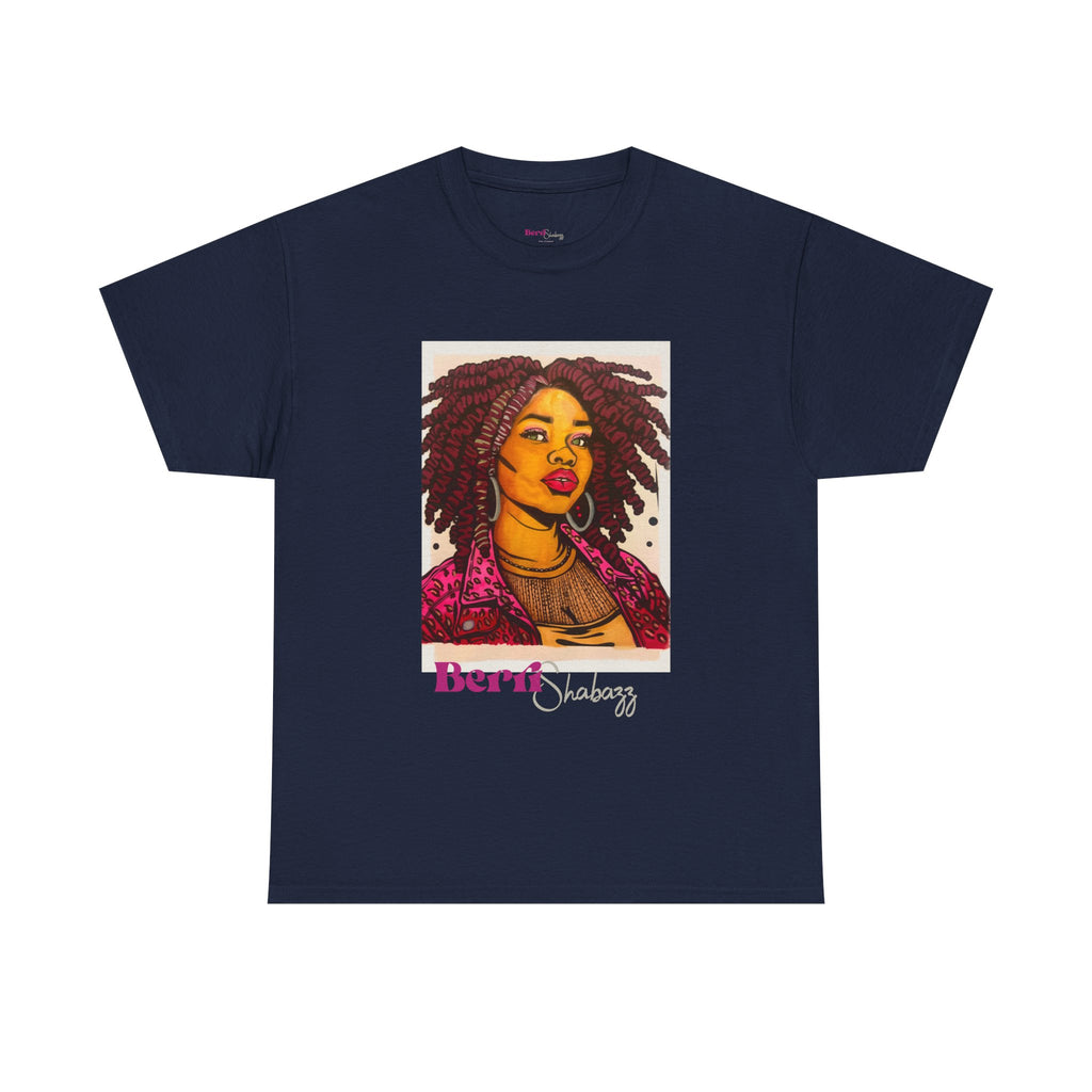 Black Girl with Dreads Graphic Tee — Berri Shabazz Art