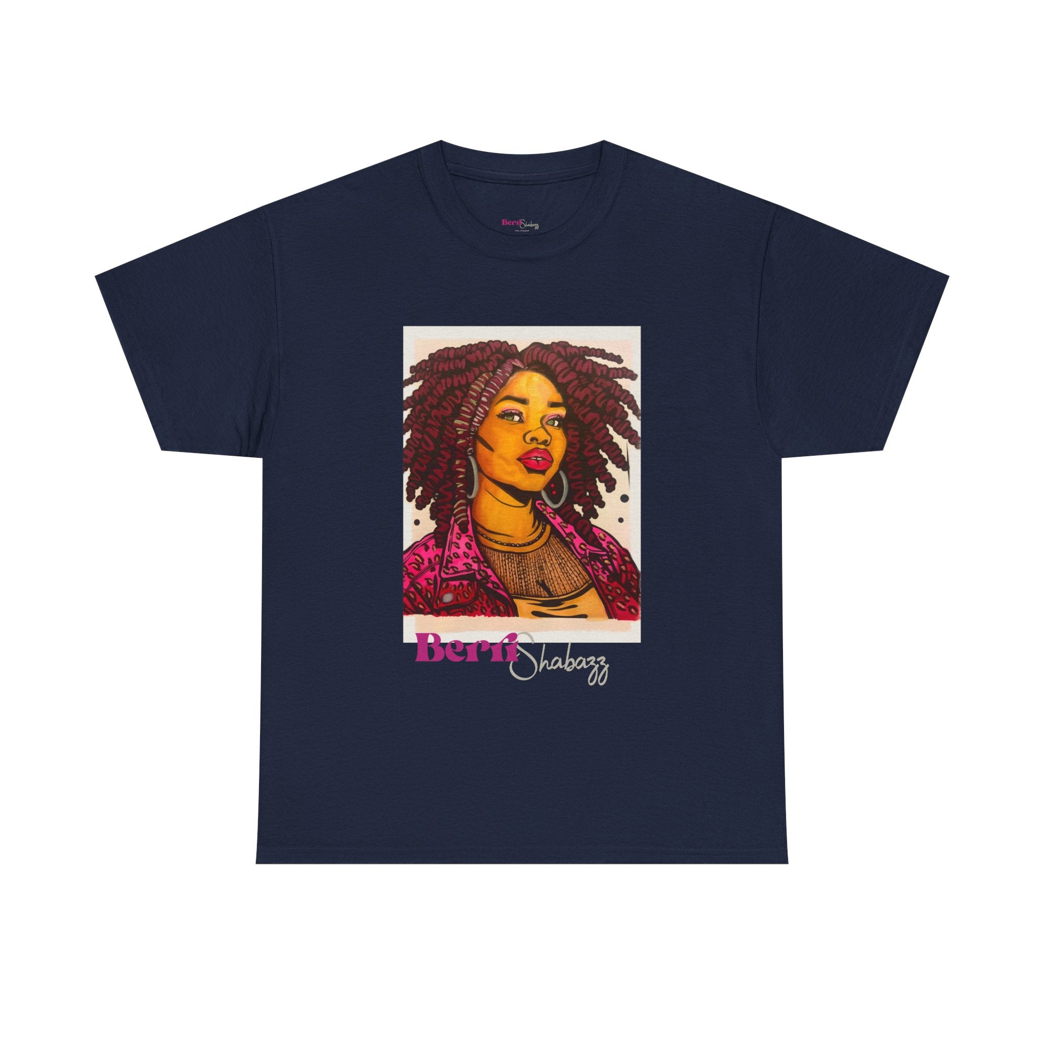 Black Girl with Dreads Graphic Tee — Berri Shabazz Art