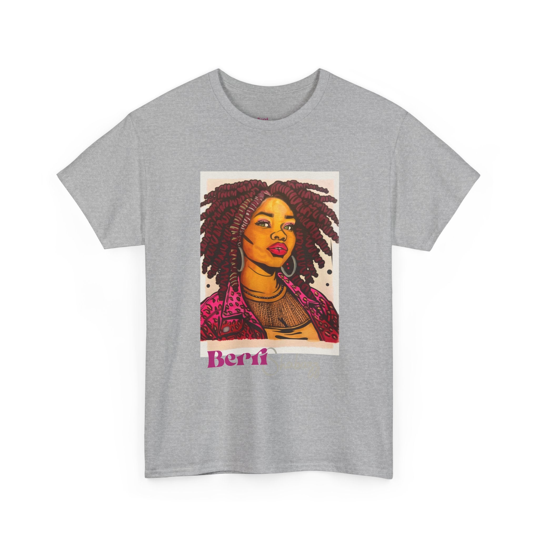 Black Girl with Dreads Graphic Tee — Berri Shabazz Art