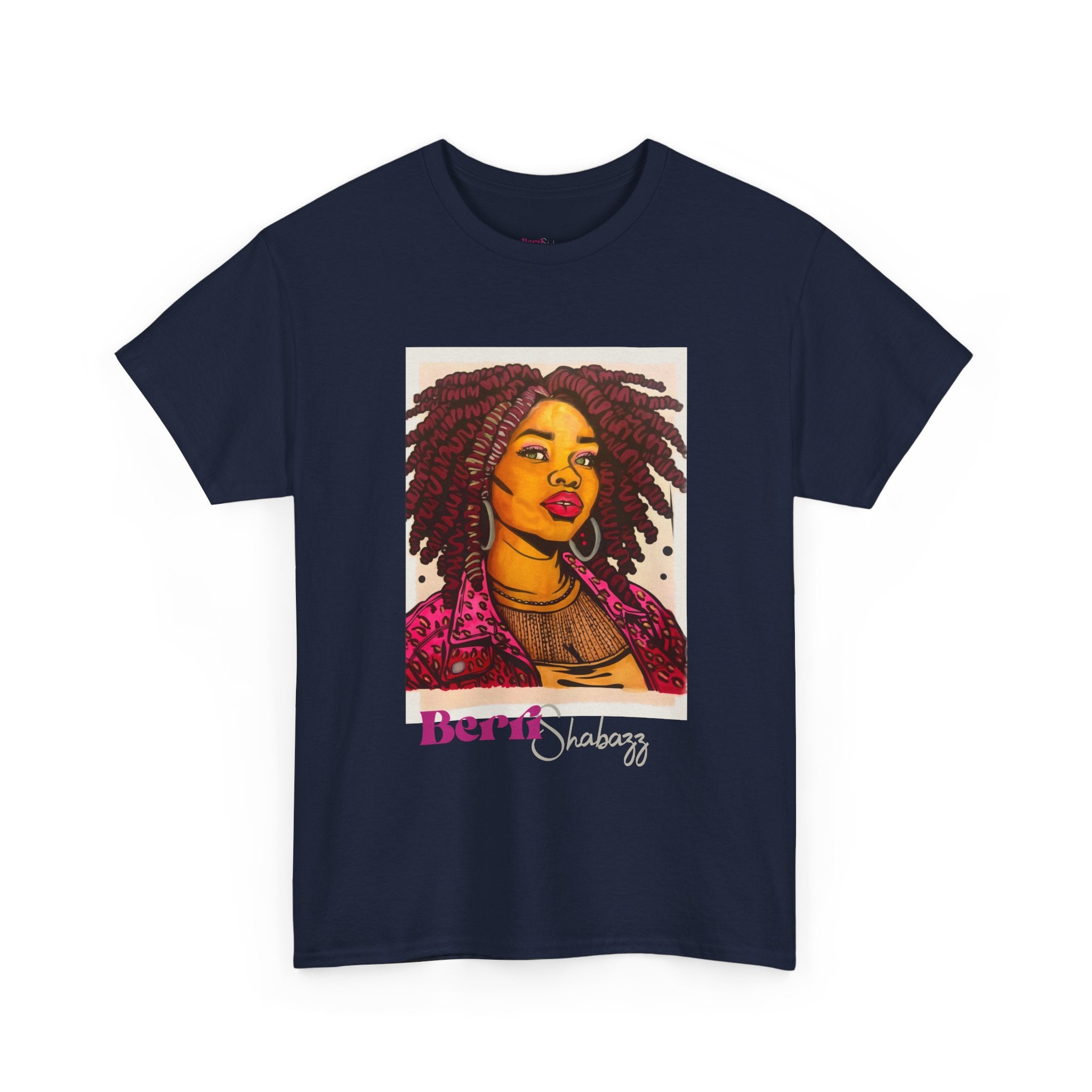 Black Girl with Dreads Graphic Tee — Berri Shabazz Art