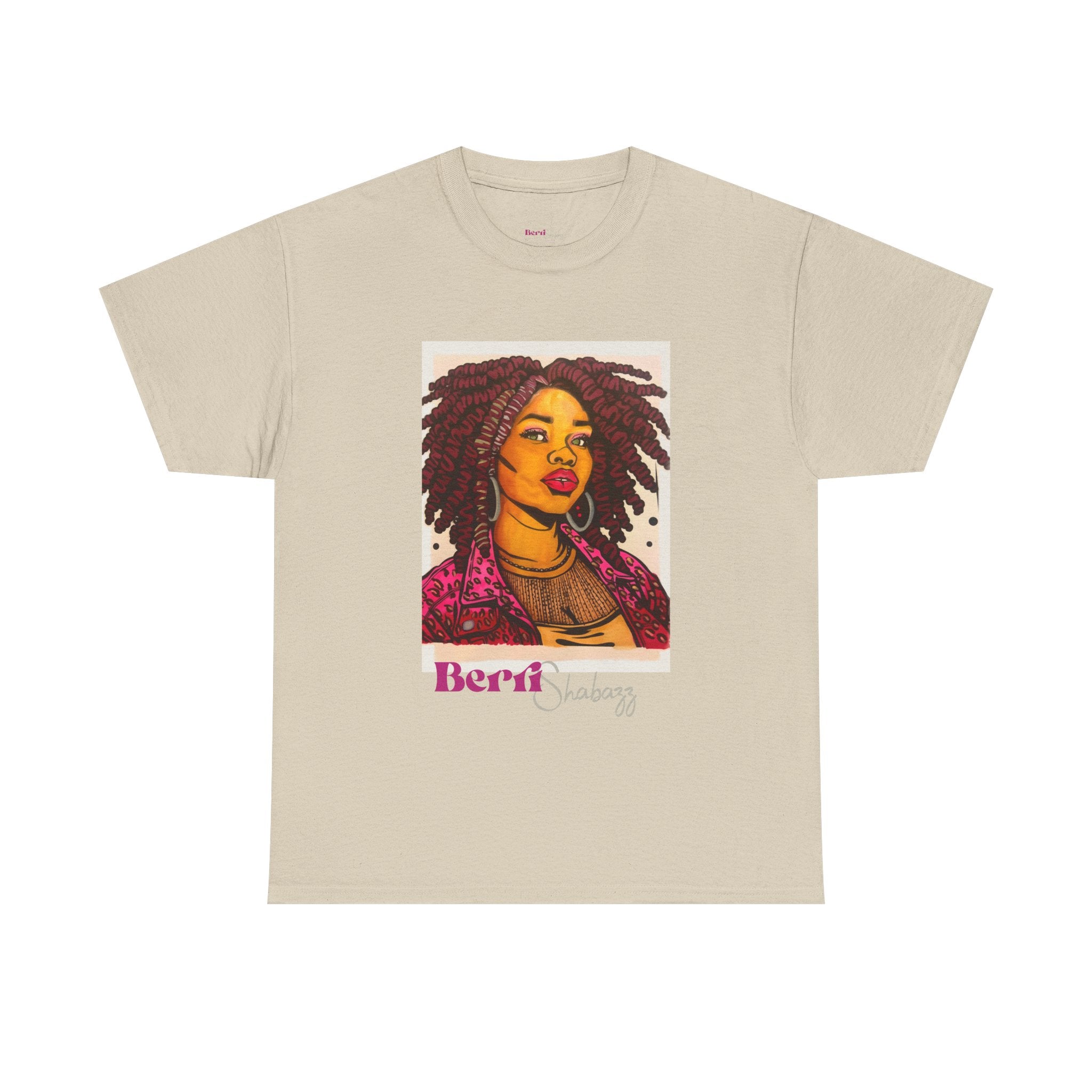 Black Girl with Dreads Graphic Tee — Berri Shabazz Art