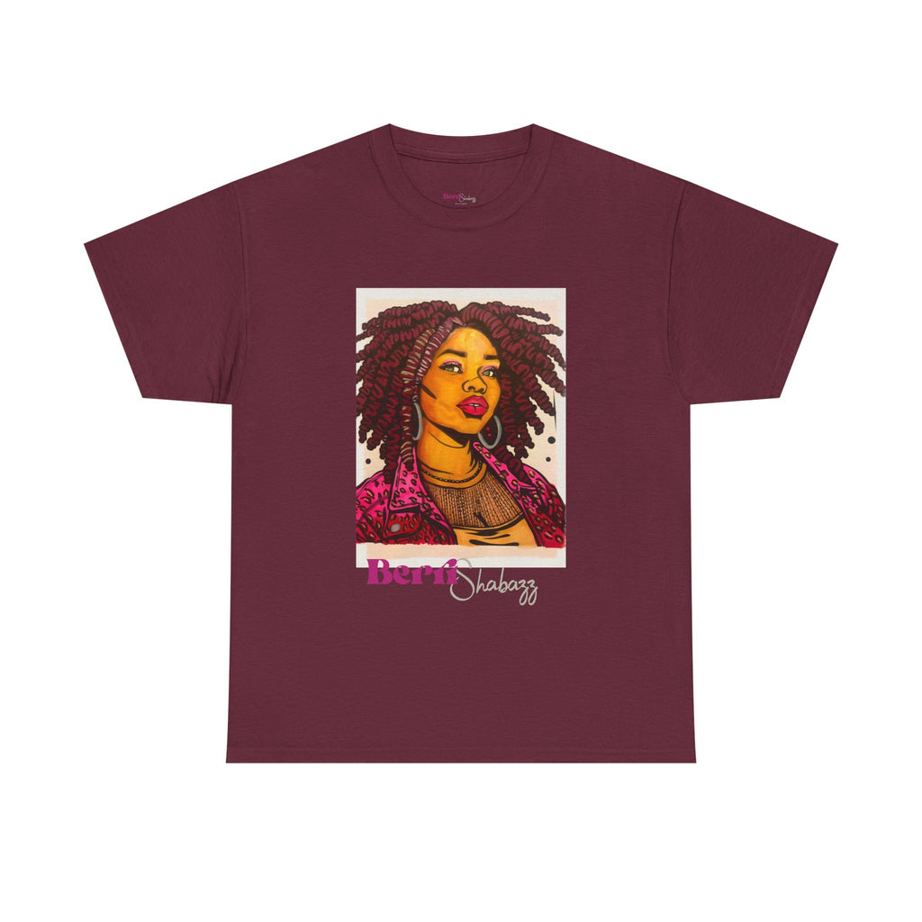 Black Girl with Dreads Graphic Tee — Berri Shabazz Art