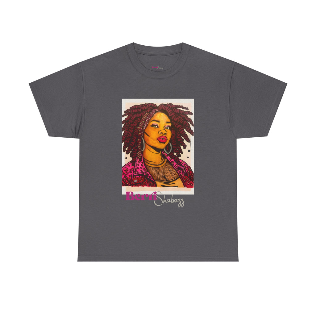 Black Girl with Dreads Graphic Tee — Berri Shabazz Art