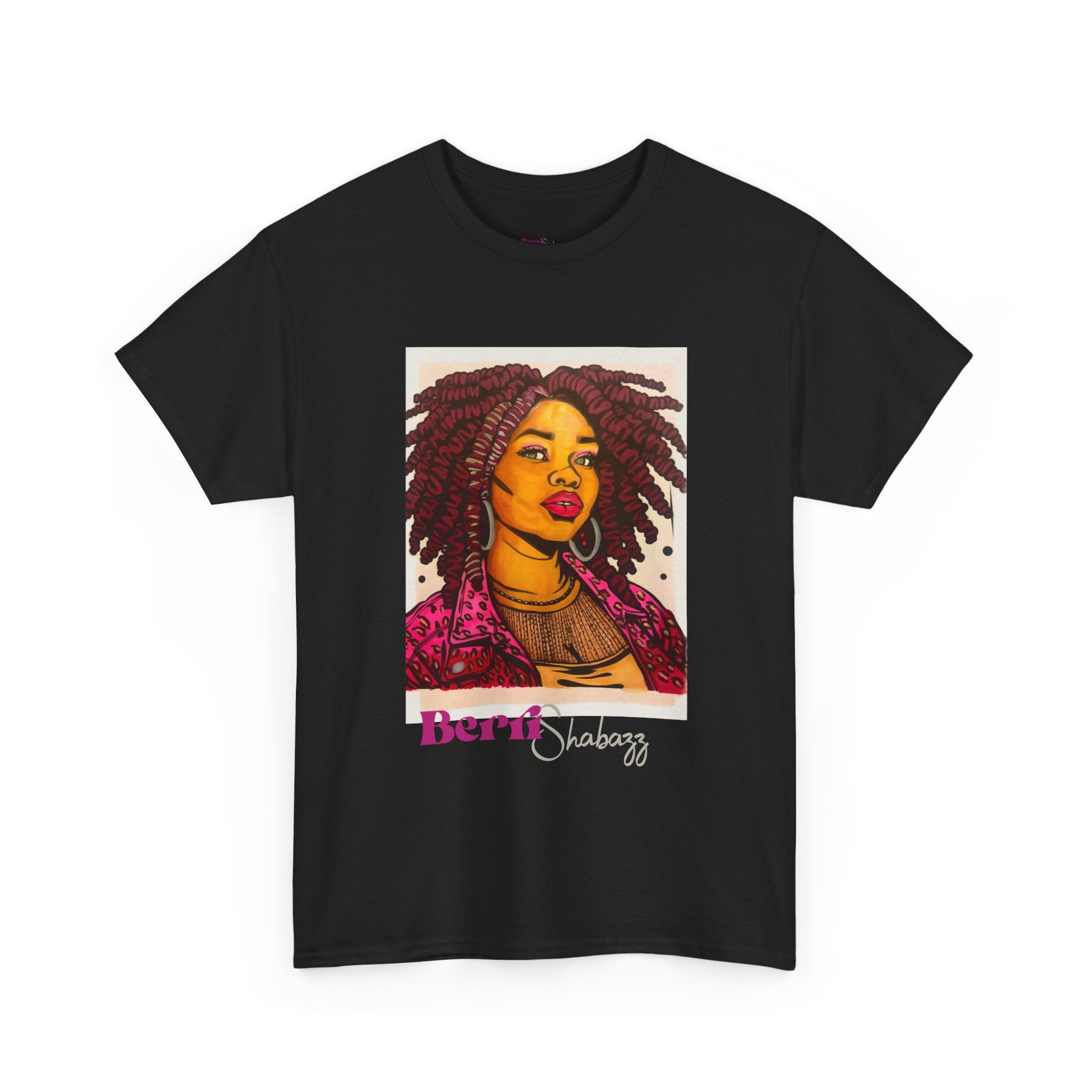 Black Girl with Dreads Graphic Tee — Berri Shabazz Art