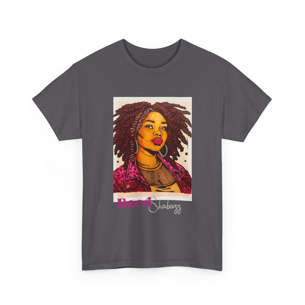 Black Girl with Dreads Graphic Tee — Berri Shabazz Art