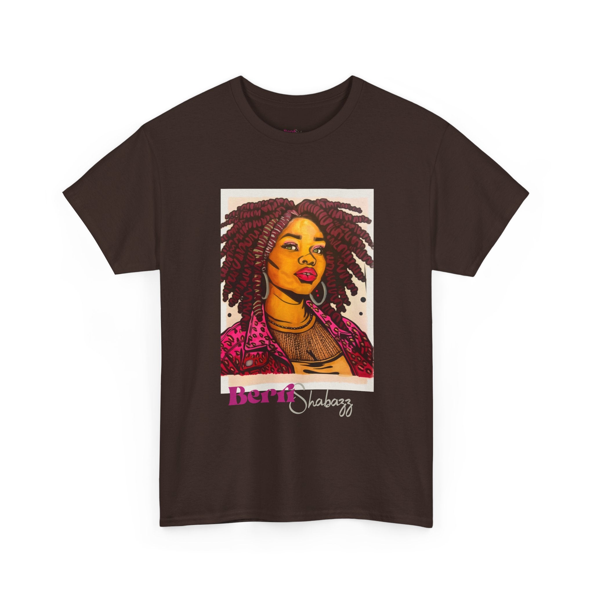 Black Girl with Dreads Graphic Tee — Berri Shabazz Art
