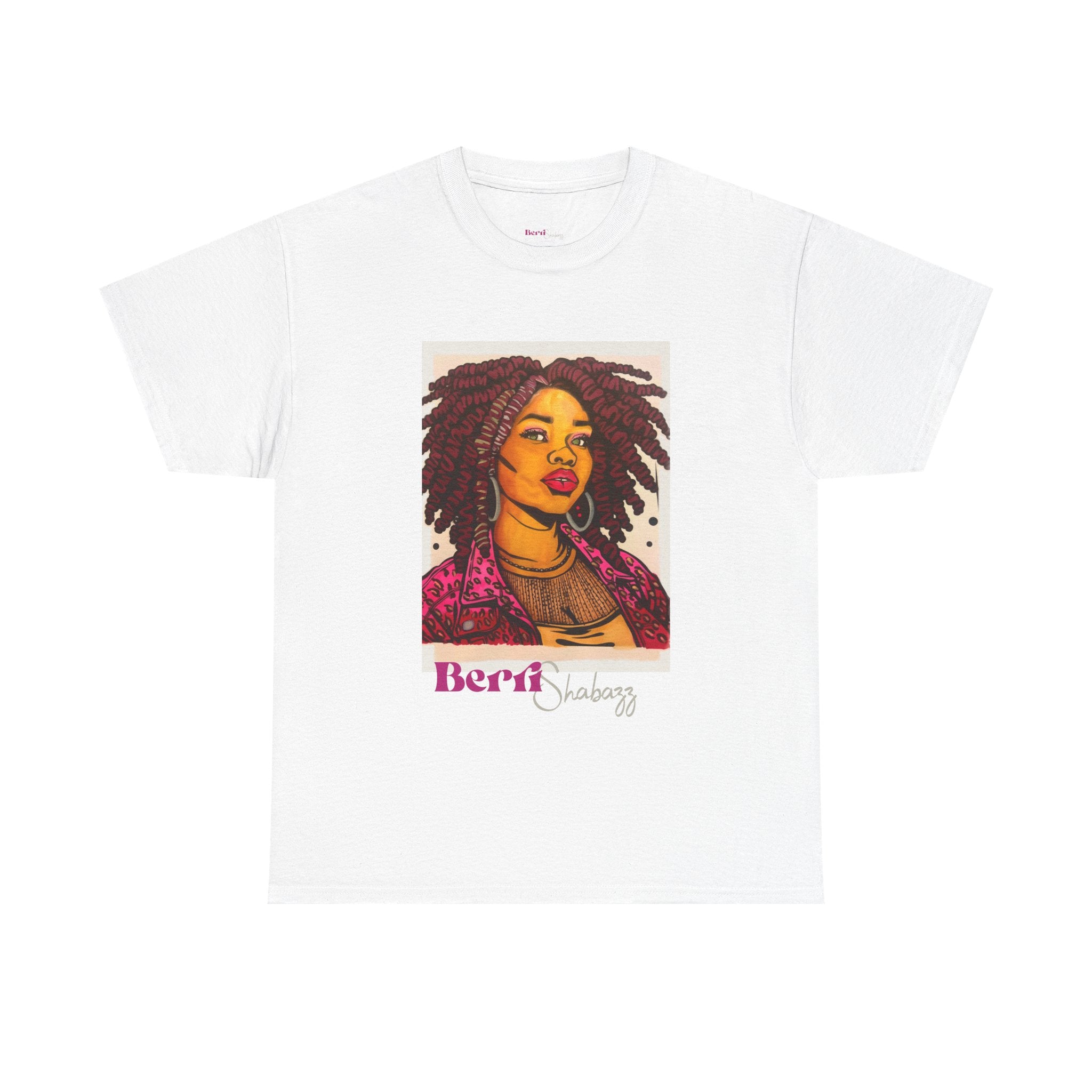 Black Girl with Dreads Graphic Tee — Berri Shabazz Art